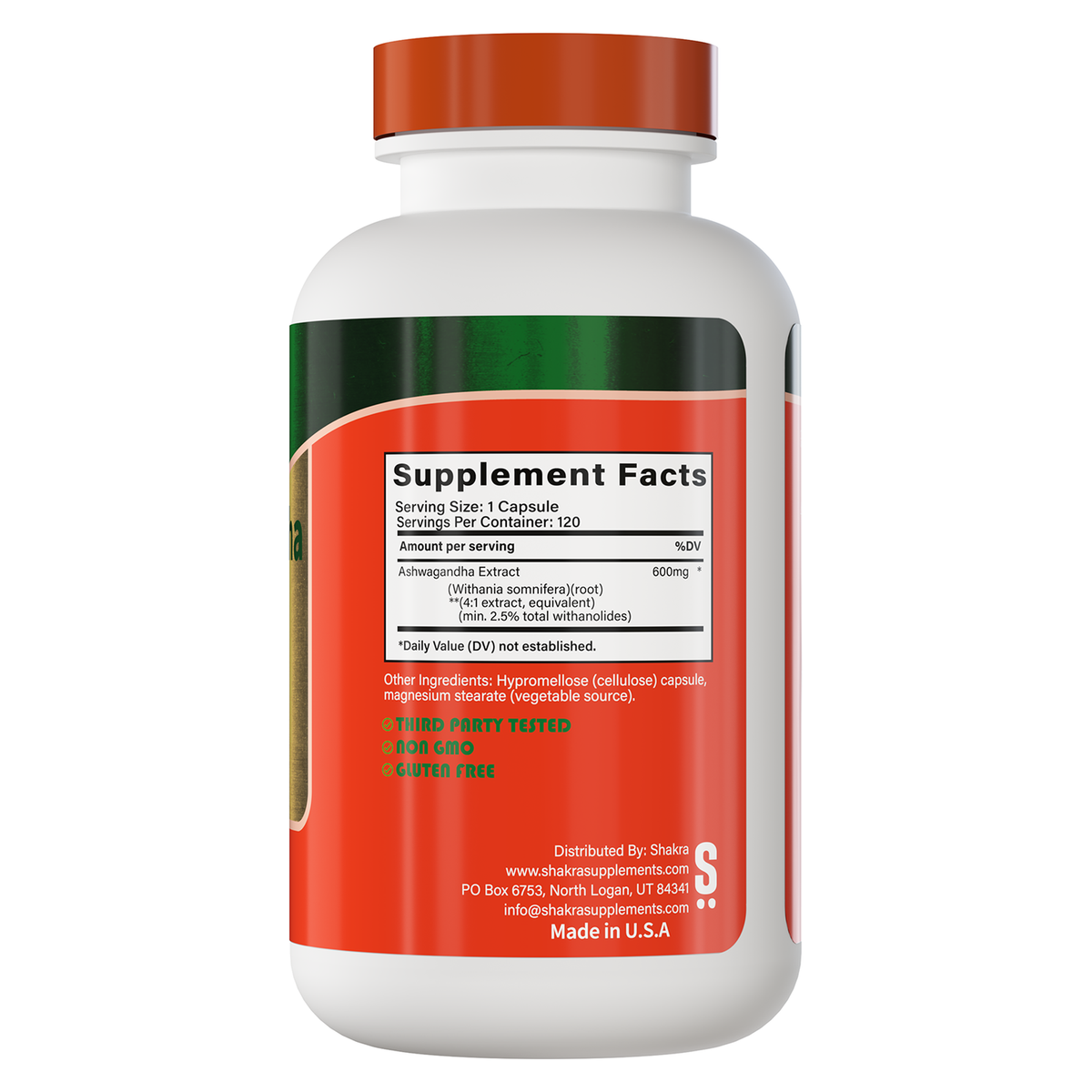 Ashwagandha 120 capsulas