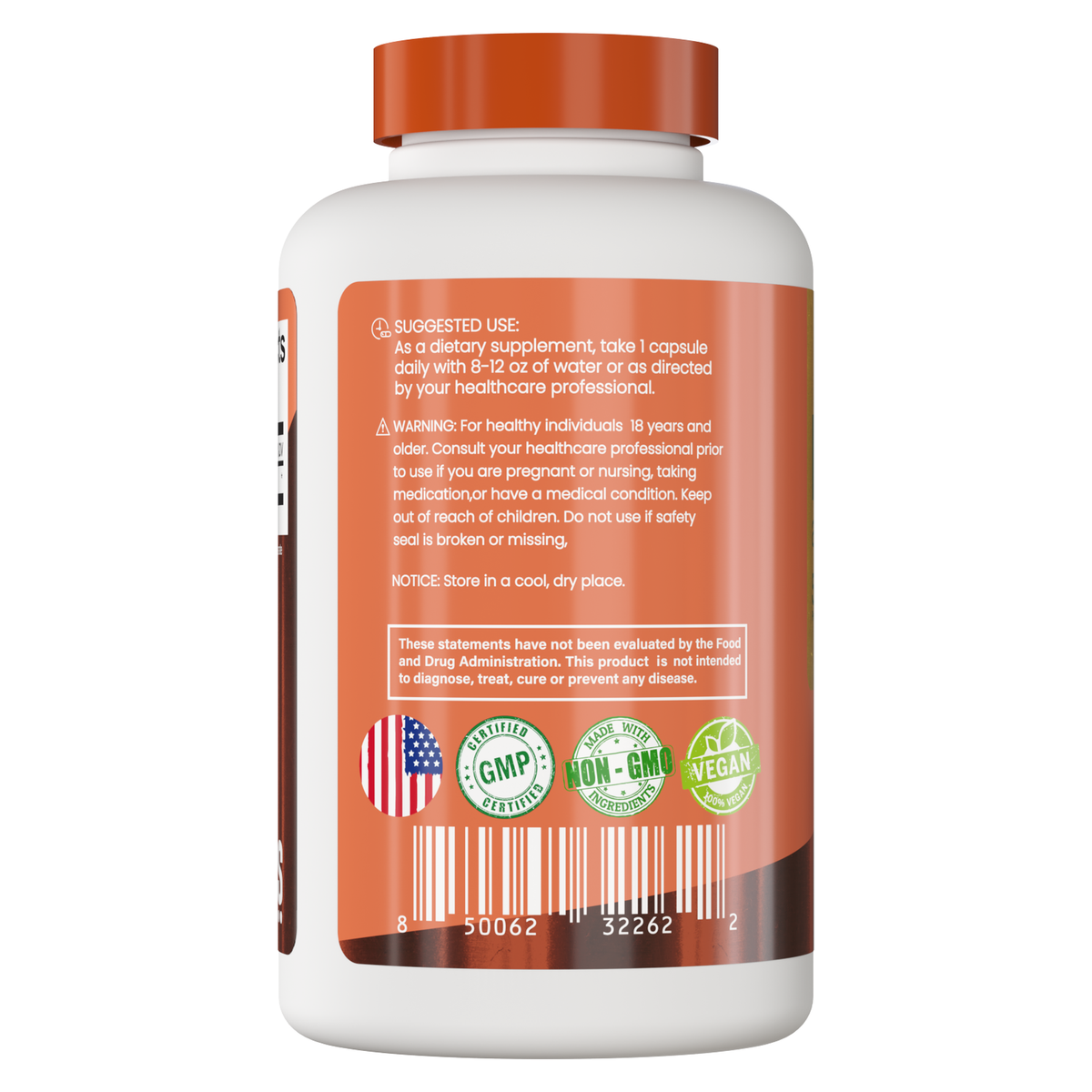 Inositol Myo Inositol 500mg 240 Capsulas