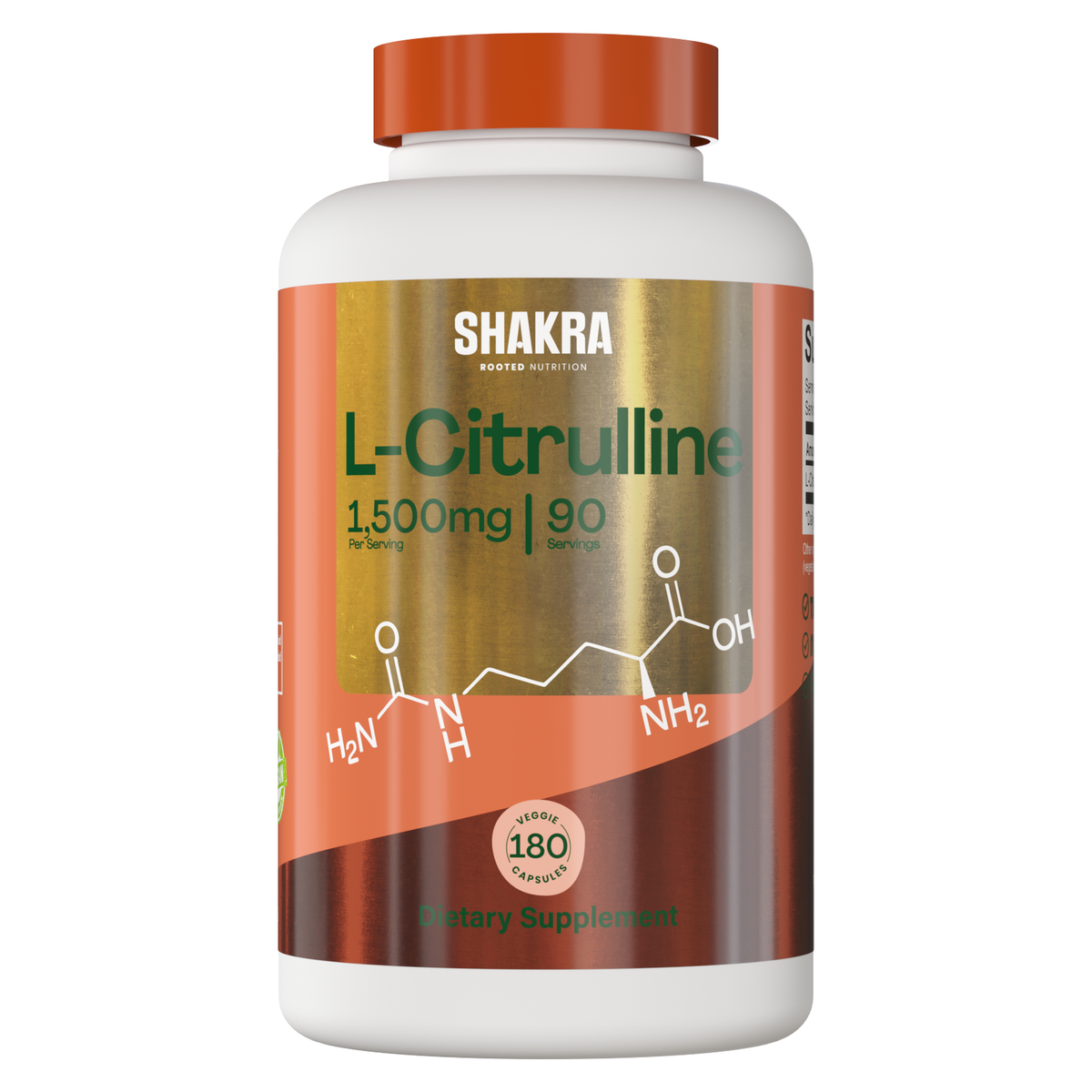L- Citrulina 1500mg 180 Capsulas