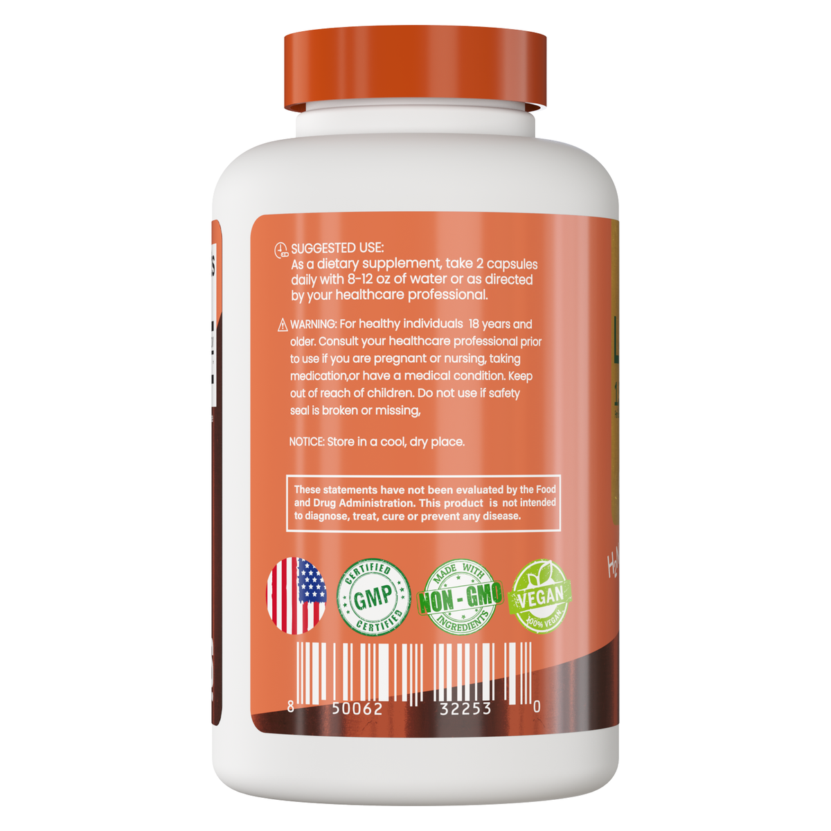 L- Citrulina 1500mg 180 Capsulas