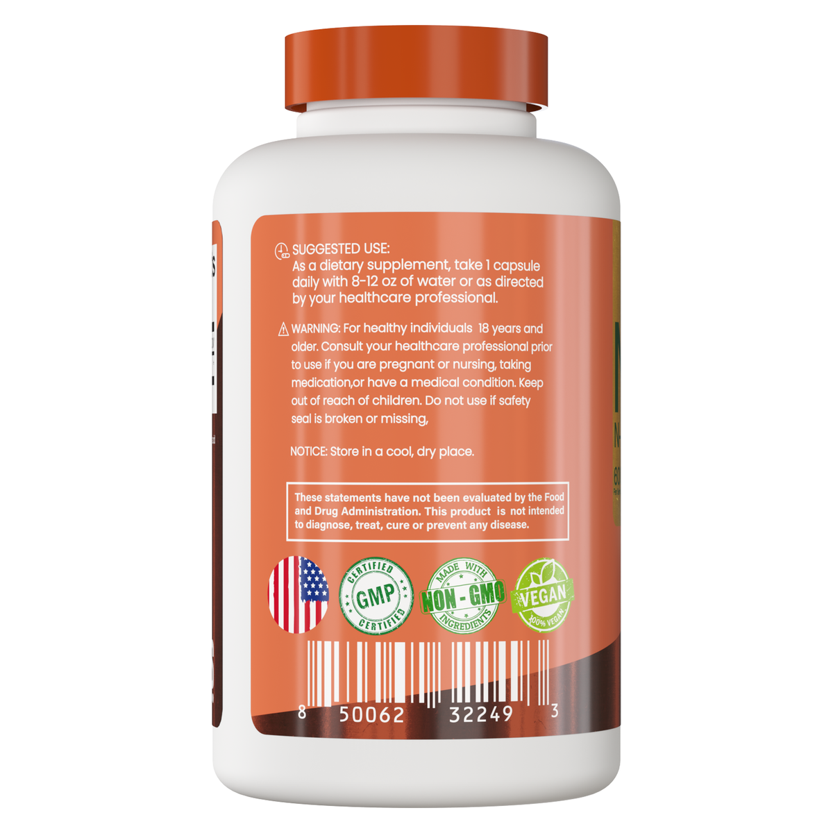 Nac N Acetil Cisteina 600mg 180 Capsulas