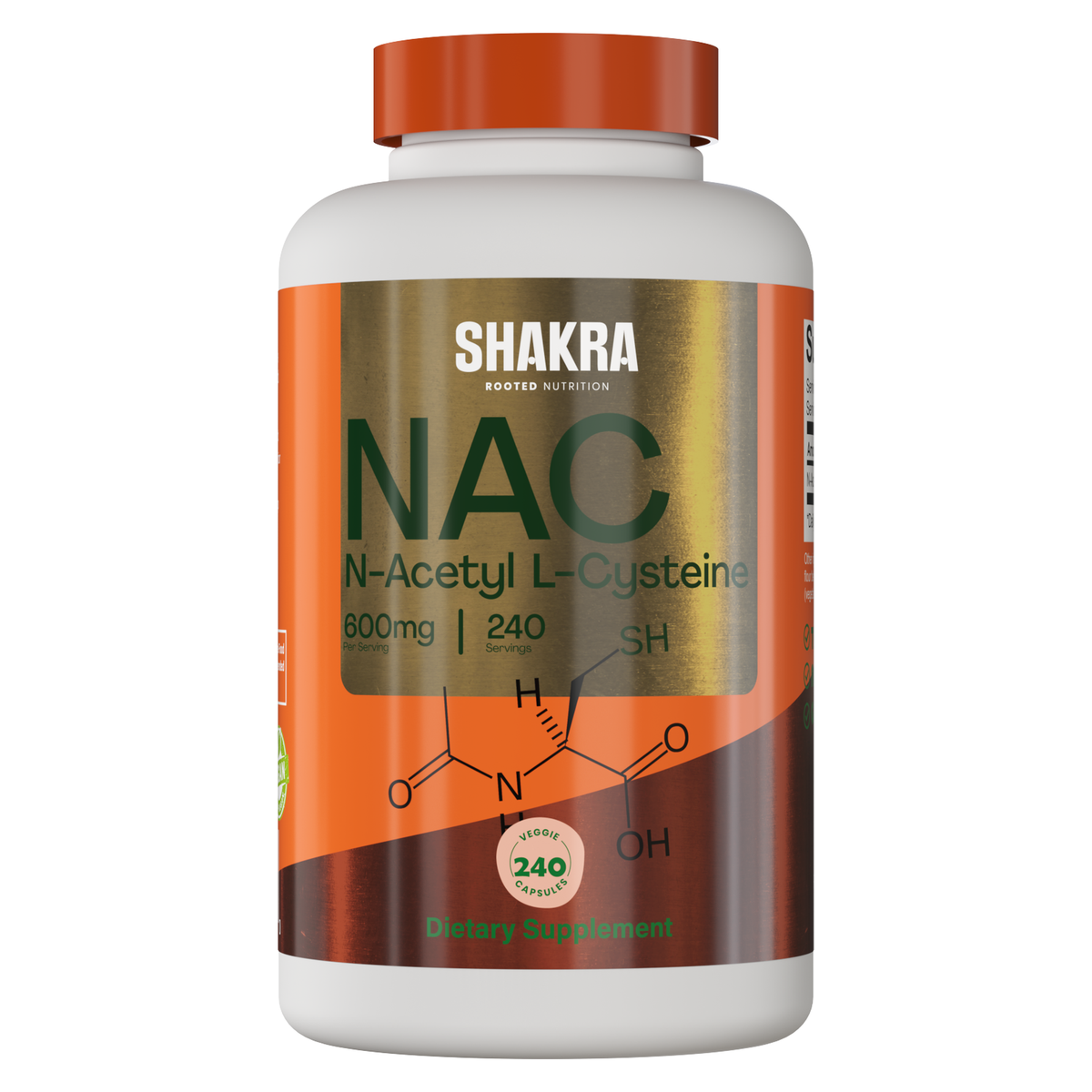 NAC VEGAN N-ACETYL L-CYSTEINE 240 cap
