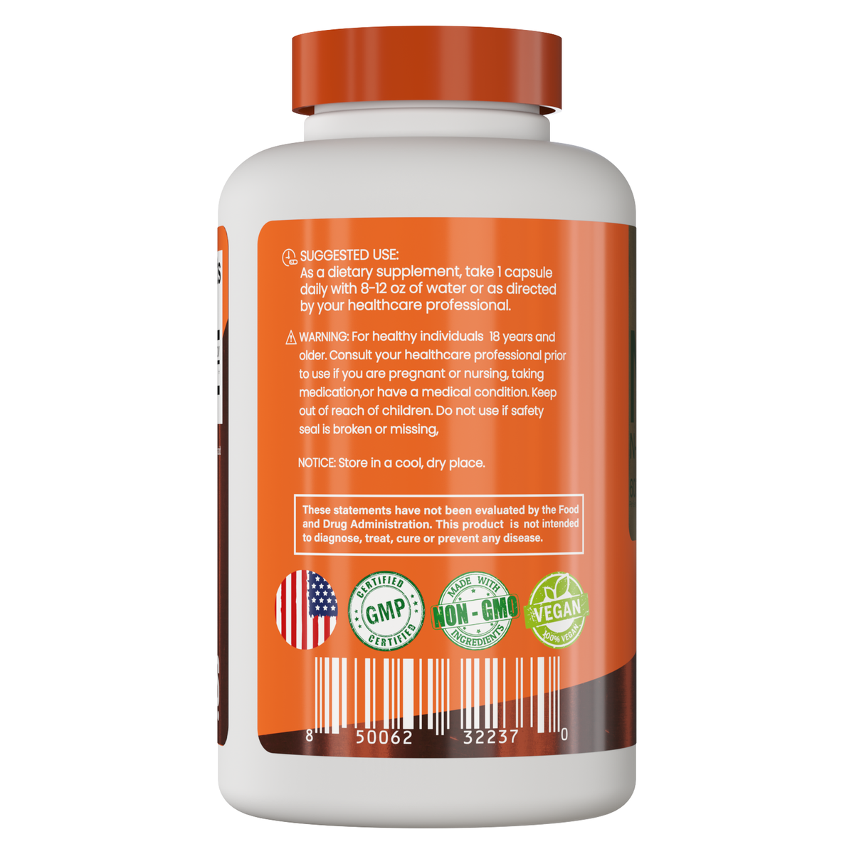 NAC VEGAN N-ACETYL L-CYSTEINE 240 cap