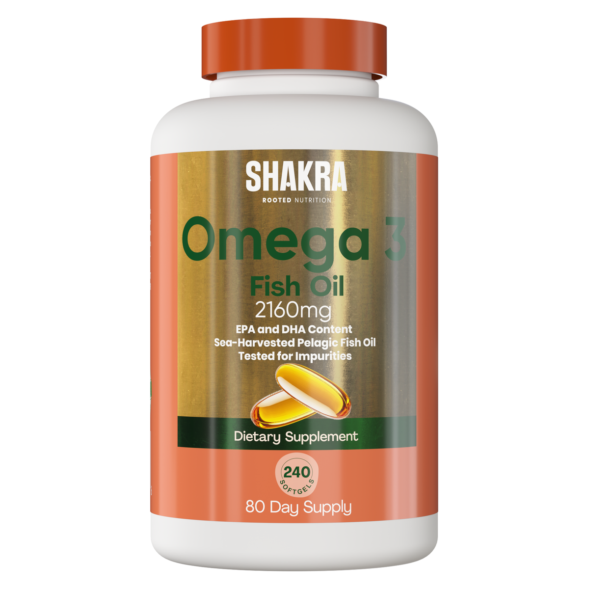 Fish Oil Omega 3 2160mg 240 Capsules
