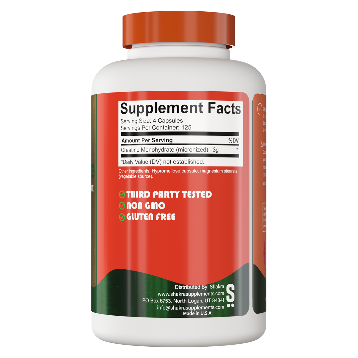 Creatina 3000mg  500 Capsulas