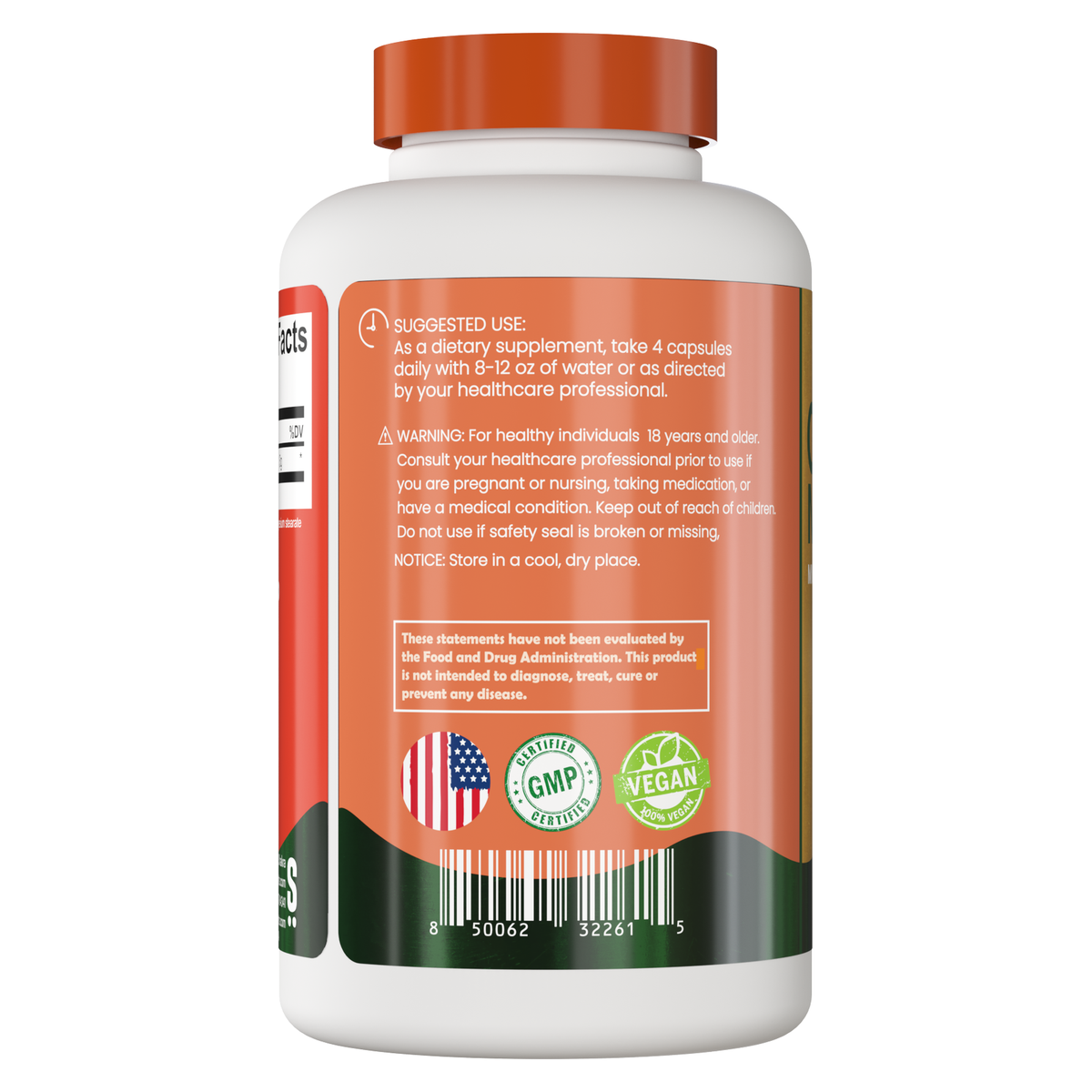 Creatina 3000mg  500 Capsulas