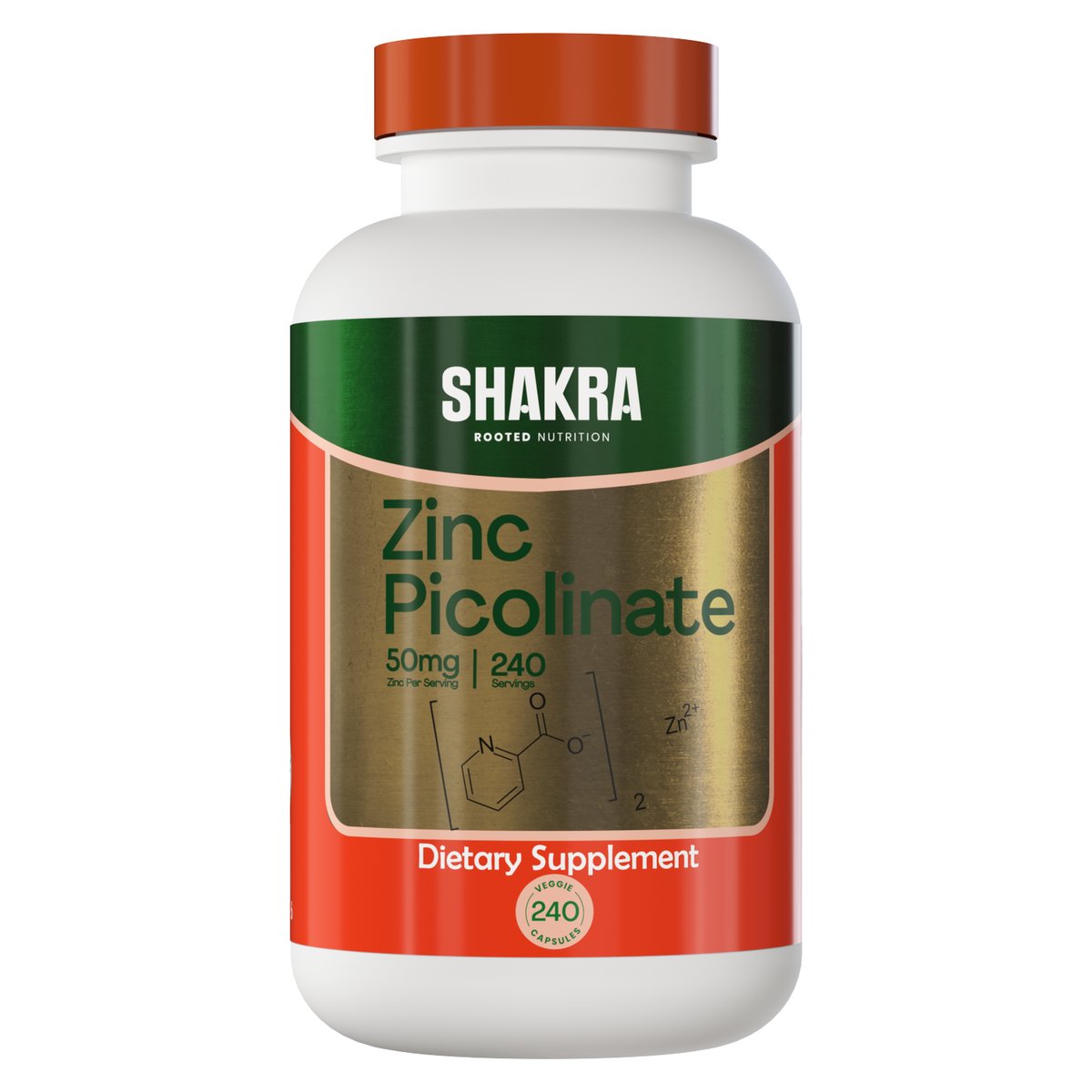 Picolinato de Zinc 240 Capsulas