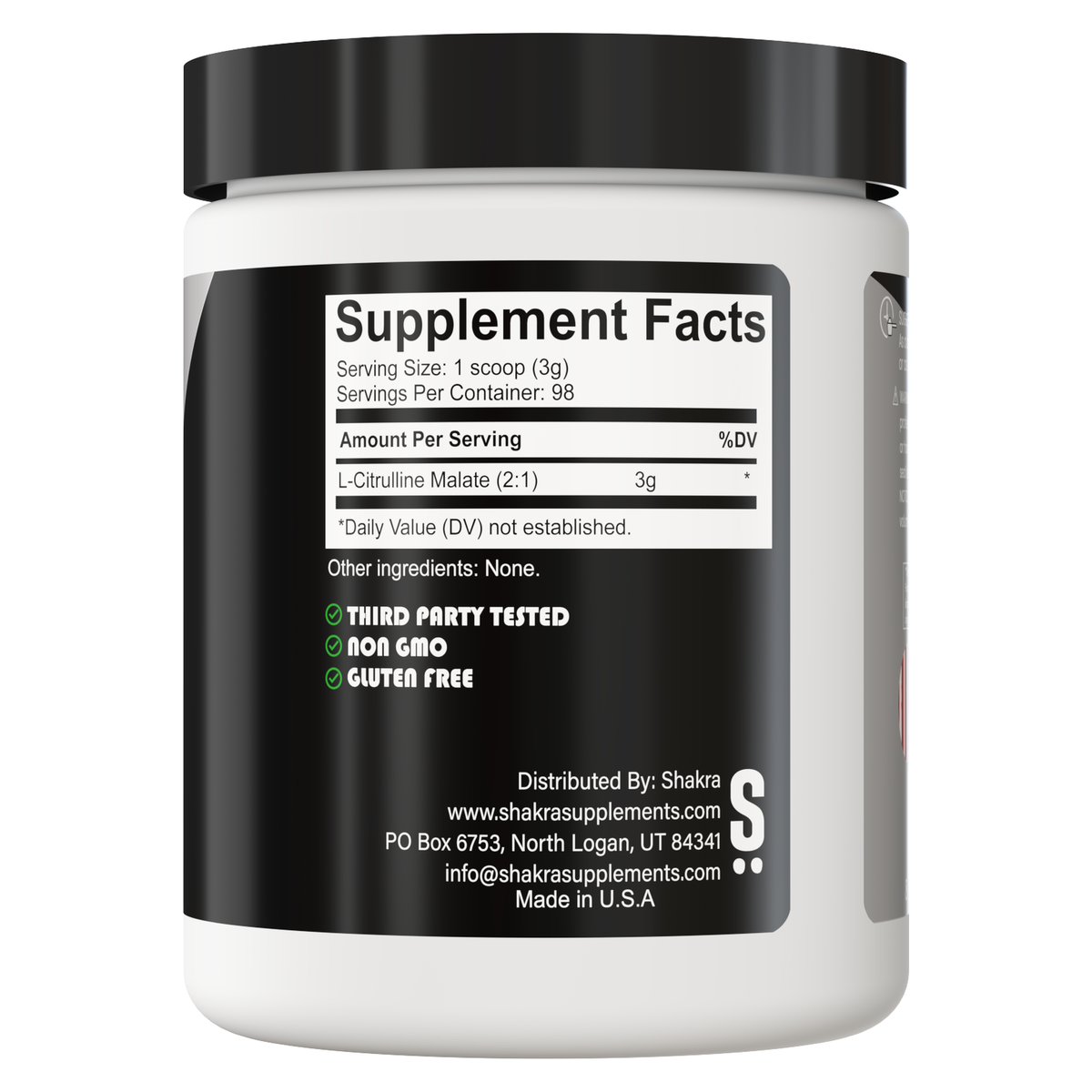 L Citrulline Malate Citrulina Malato 300 Gramos