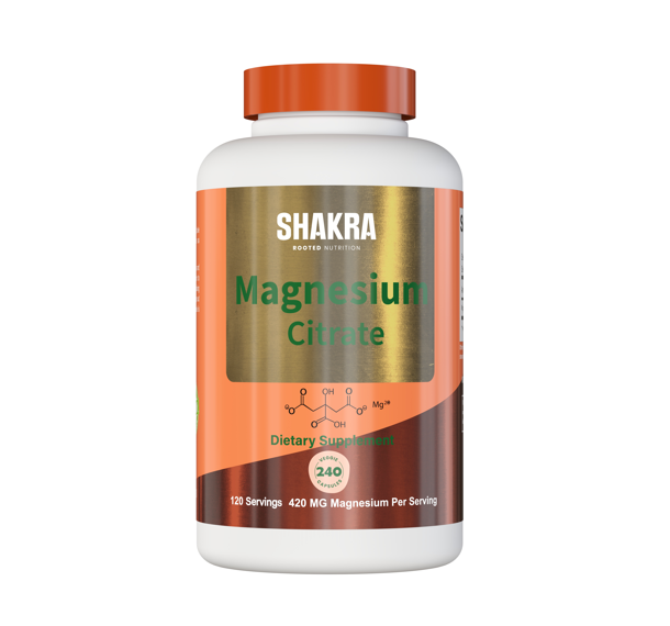 Citrato de Magnesio 420 mg 240 Capsulas